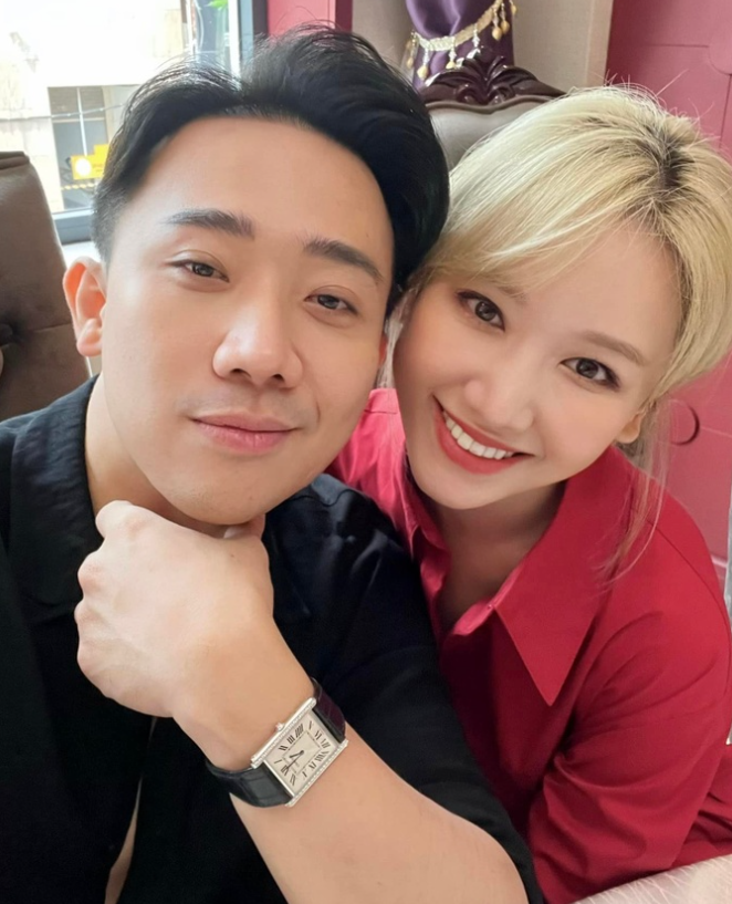 Hari Won v&agrave; Trấn Th&agrave;nh