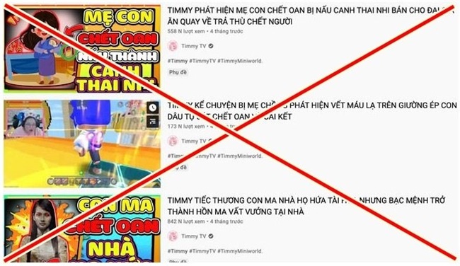 Chủ nh&acirc;n của k&ecirc;nh timmy TV