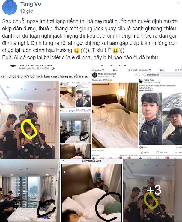 Lộ clip JACK diễn cảnh giường chiếu kh&ocirc;ng che