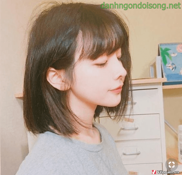 Ảnh gái xinh tóc ngang vai 2k9