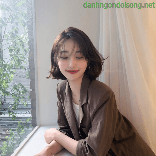 Ảnh gái xinh tóc ngang vai 2k9