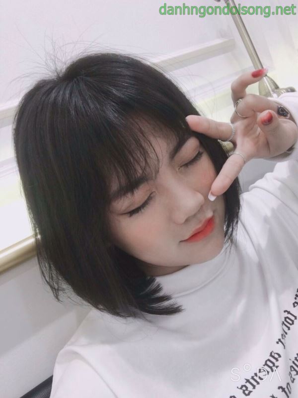 Ảnh gái xinh tóc ngang vai 2k9