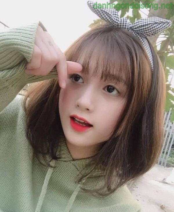 Ảnh gái xinh tóc ngang vai 2k9