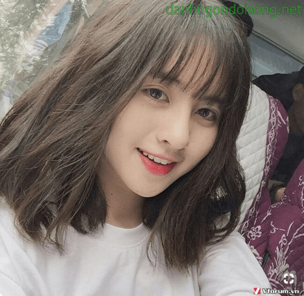 Ảnh gái xinh tóc ngang vai 2k9